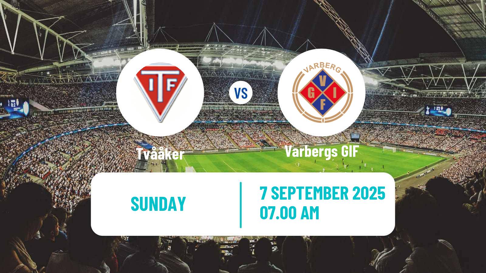 Football Swedish Division 2 - Västra Götaland Tvååker - Varbergs GIF