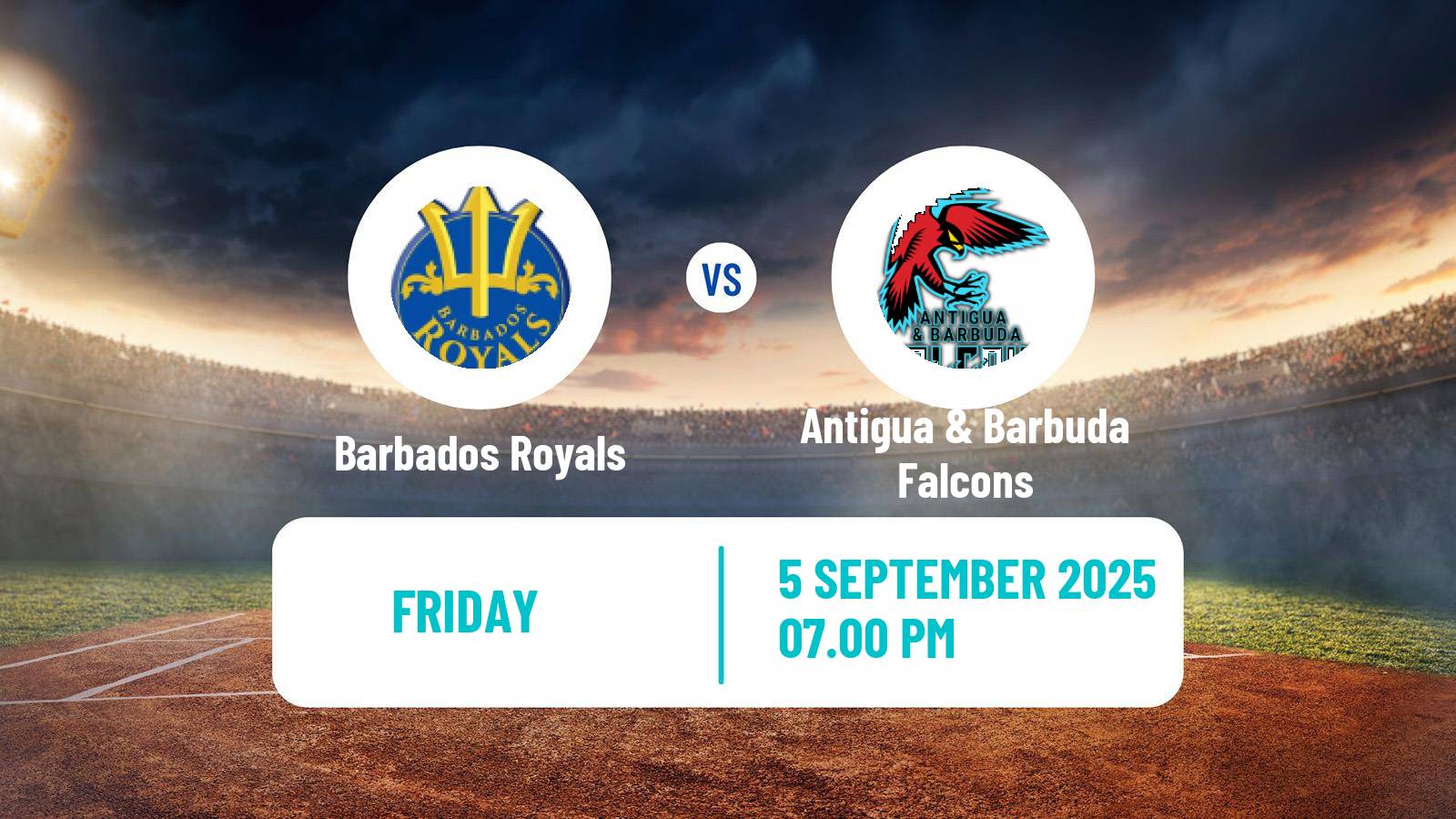 Cricket Caribbean Premier League Cricket Barbados Royals - Antigua & Barbuda Falcons
