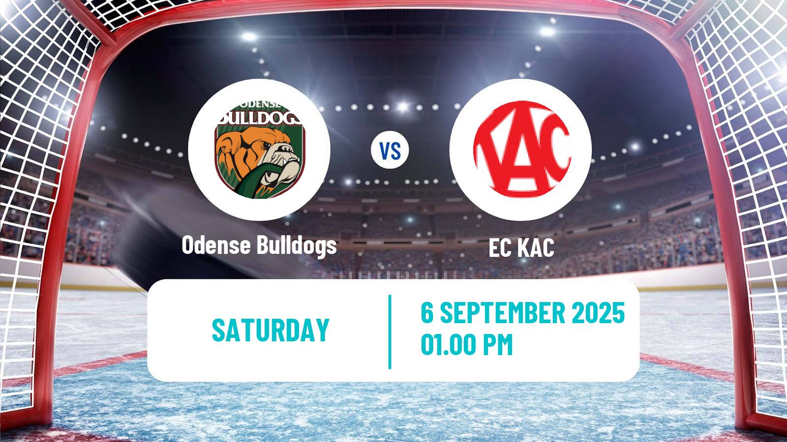 Hockey Champions League Ice Hockey Odense Bulldogs - EC KAC