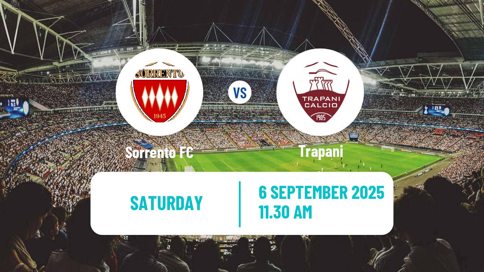 Football Italian Serie C Group C Sorrento - Trapani
