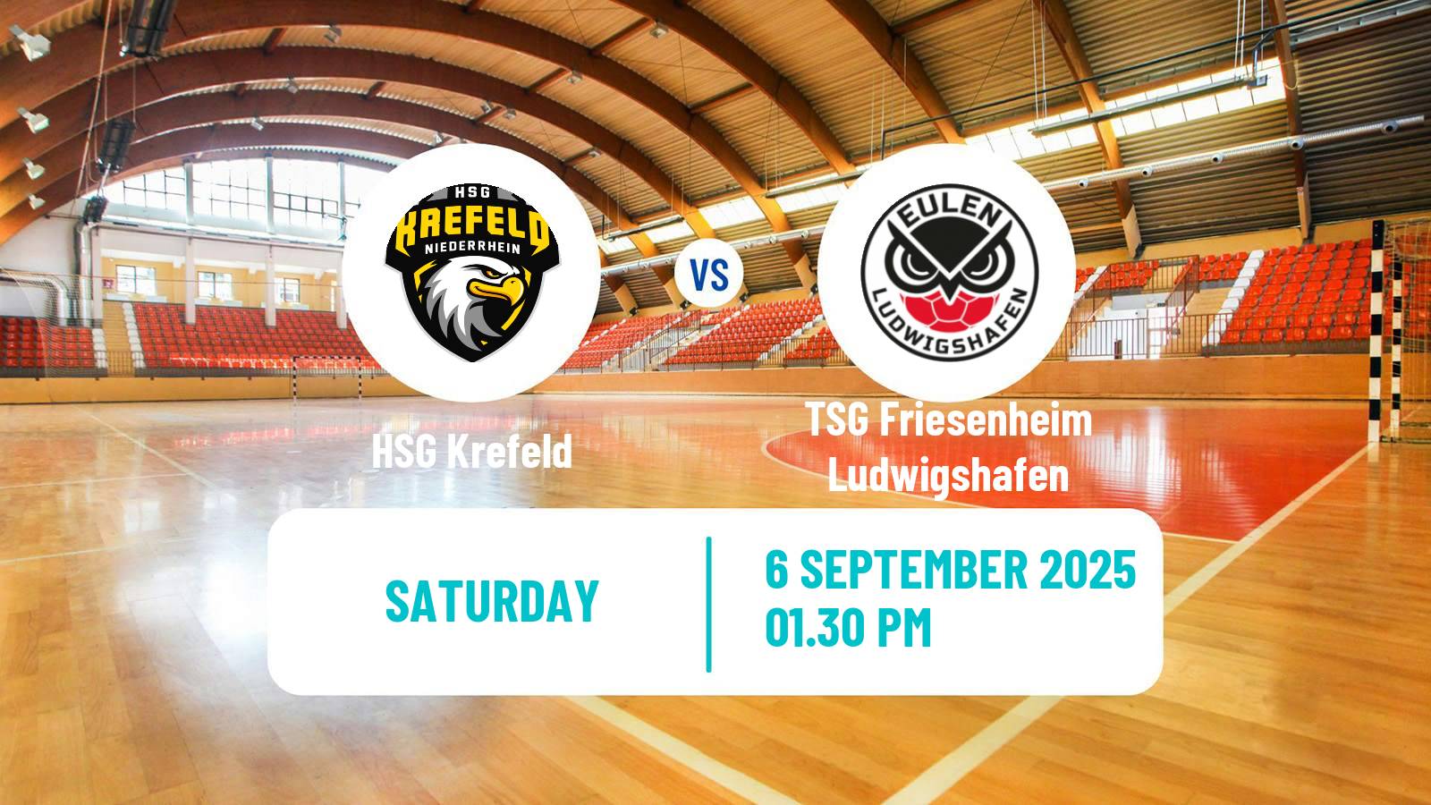 Handball German 2 Bundesliga Handball Krefeld - TSG Friesenheim Ludwigshafen