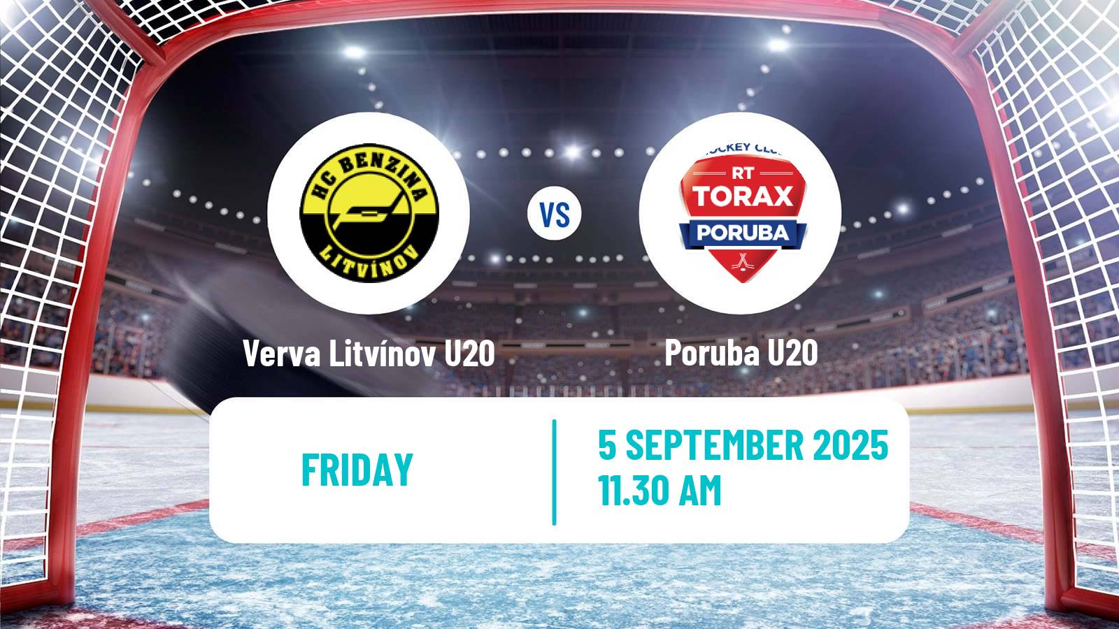 Hockey Czech ELJ Verva Litvínov U20 - Poruba U20