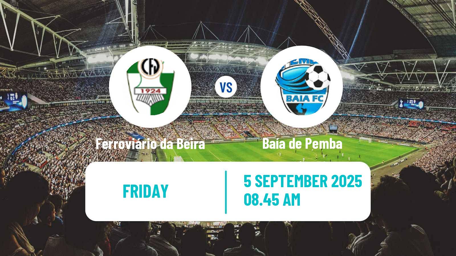 Football Mozambique Moçambola Ferroviário da Beira - Baía de Pemba