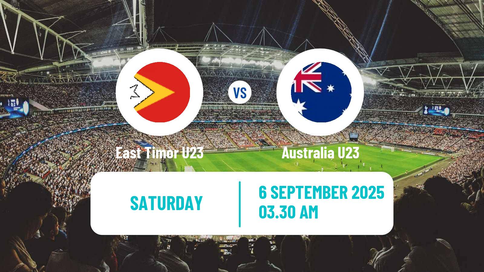 Football AFC Asian Cup U23 East Timor U23 - Australia U23