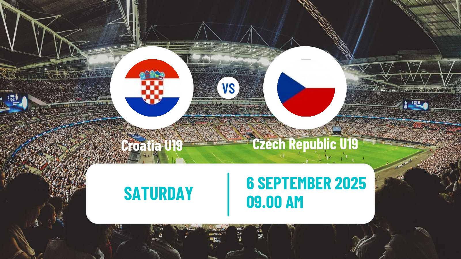 Football Friendly Croatia U19 - Czech Republic U19