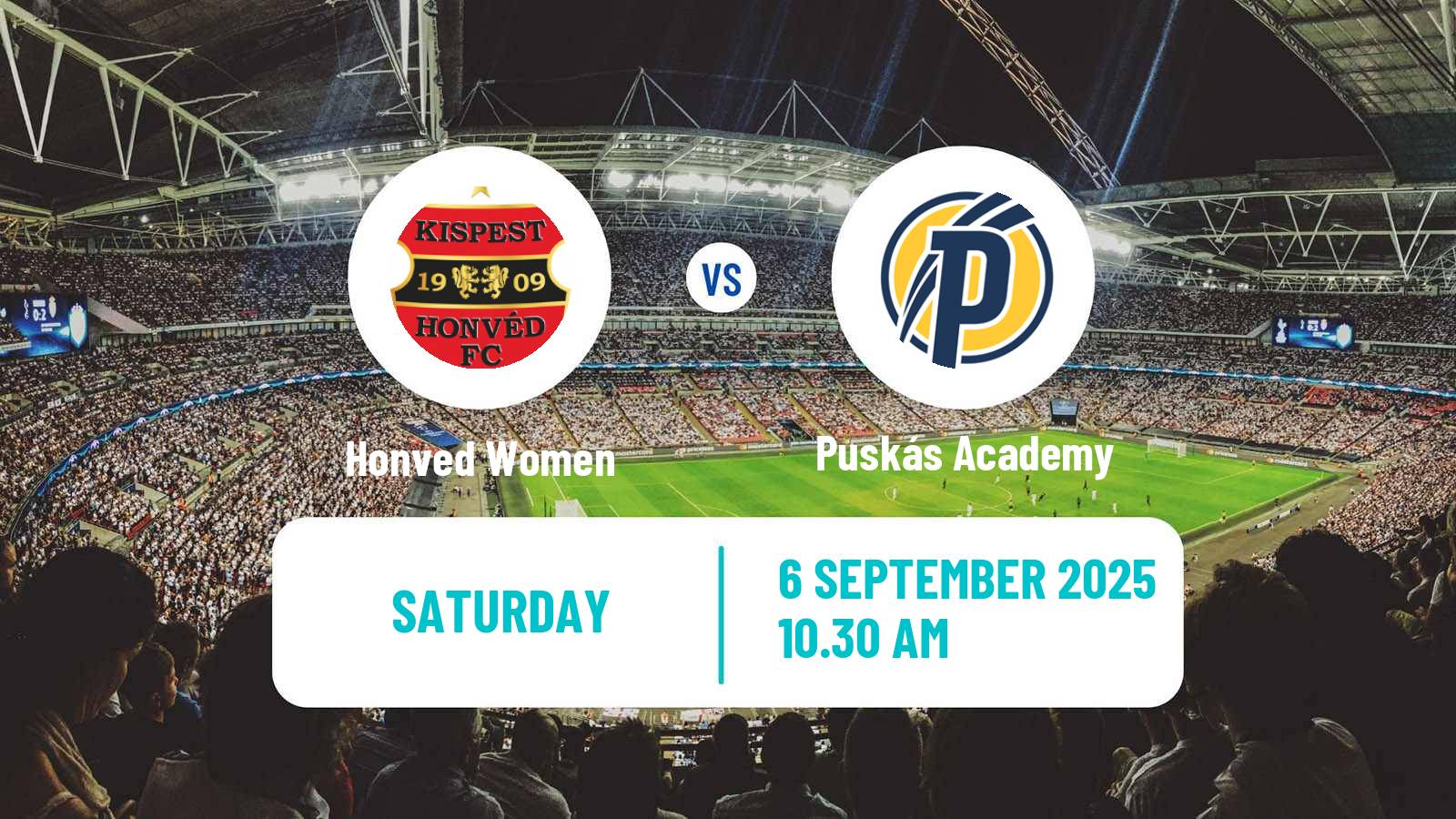 Football Hungarian NB I Women Honved - Puskás Academy
