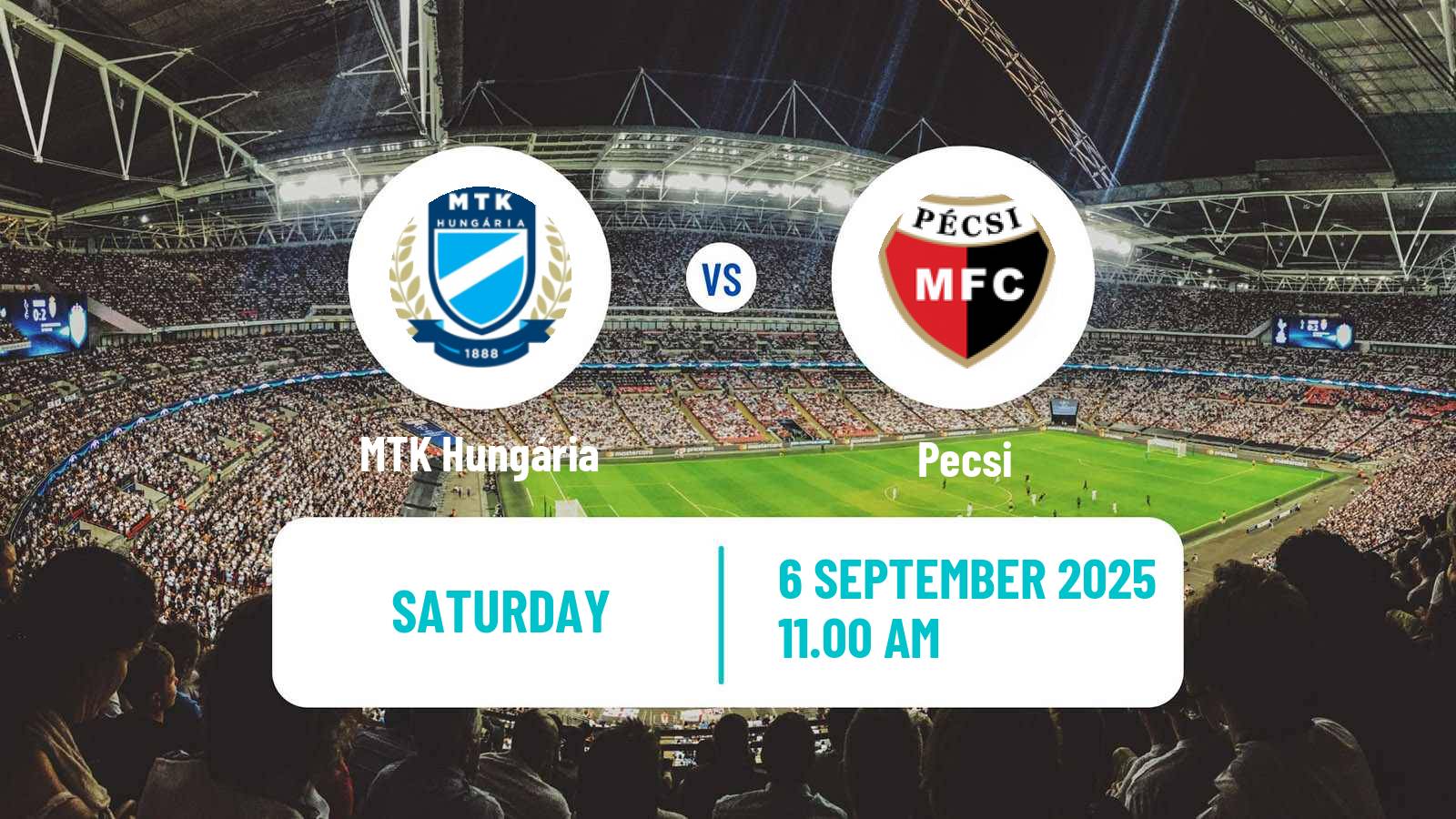 Football Hungarian NB I Women MTK Hungária - Pecsi