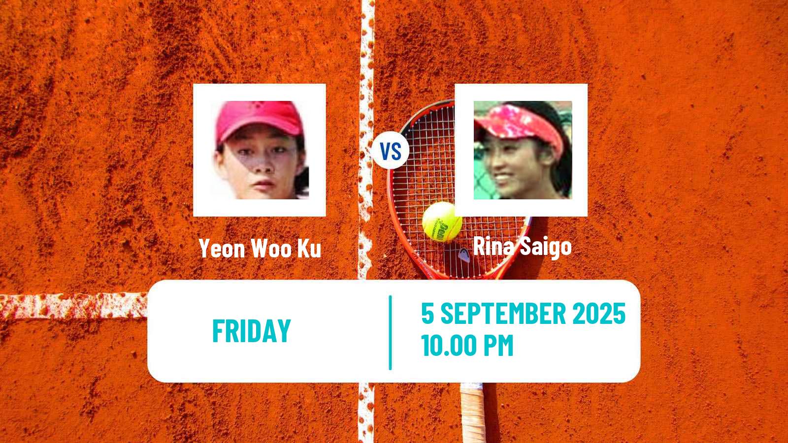 Tennis ITF W35 Nakhon Pathom 3 Women Yeon Woo Ku - Rina Saigo