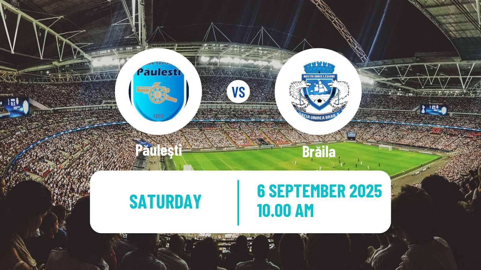 Football Romanian Liga 3 - Seria 2 Păuleşti - Brăila