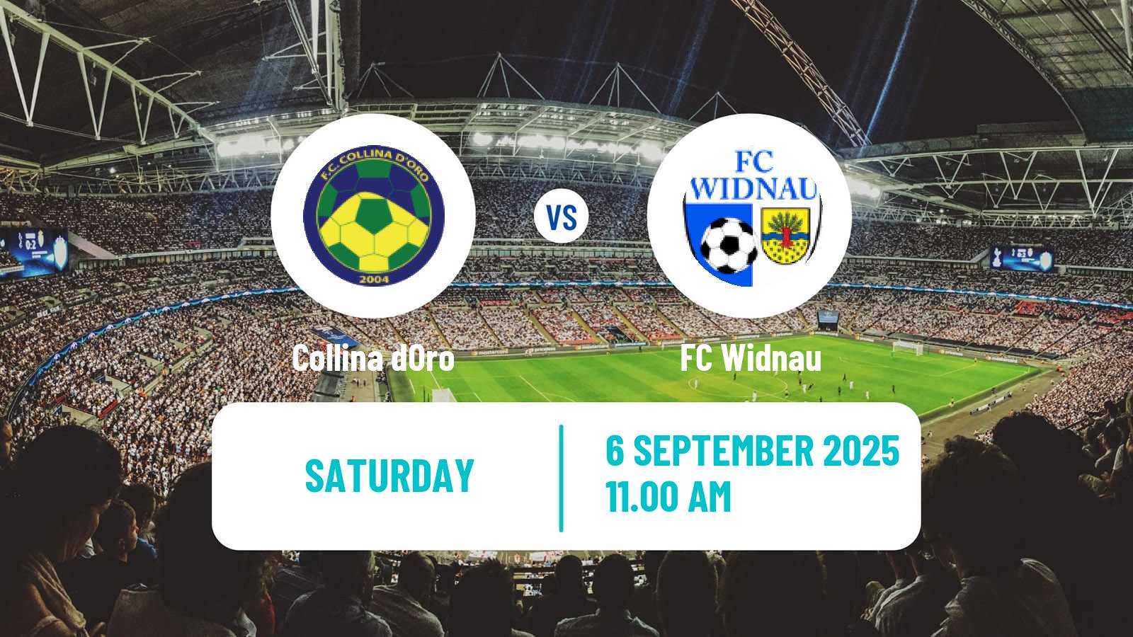 Football Swiss 1 Liga Classic Group 3 Collina dOro - Widnau