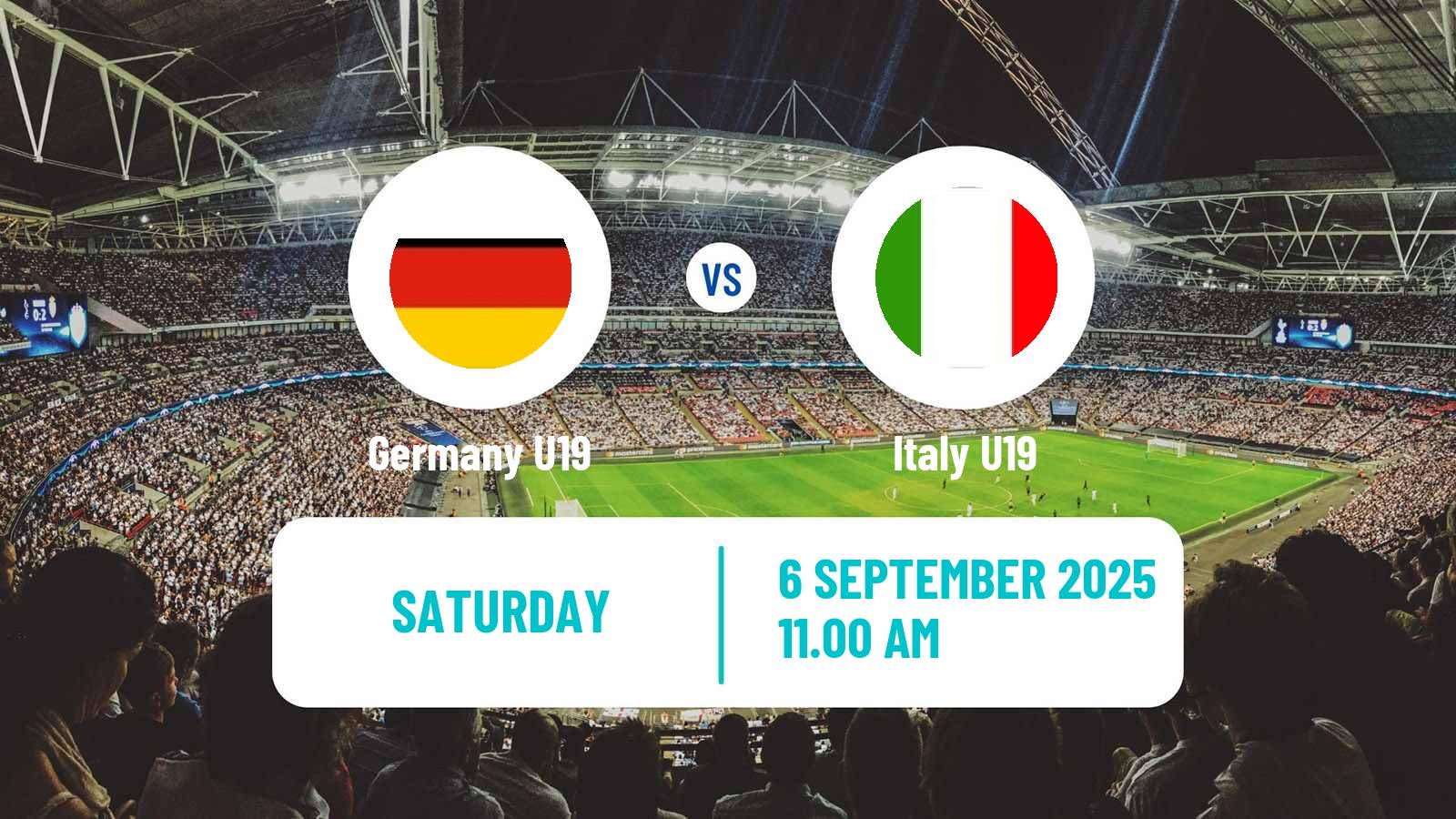 Football Friendly Germany U19 - Italy U19