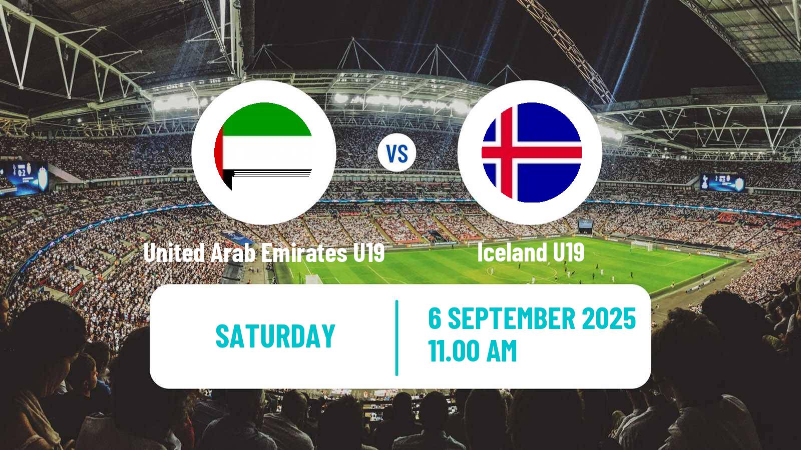 Football Friendly United Arab Emirates U19 - Iceland U19