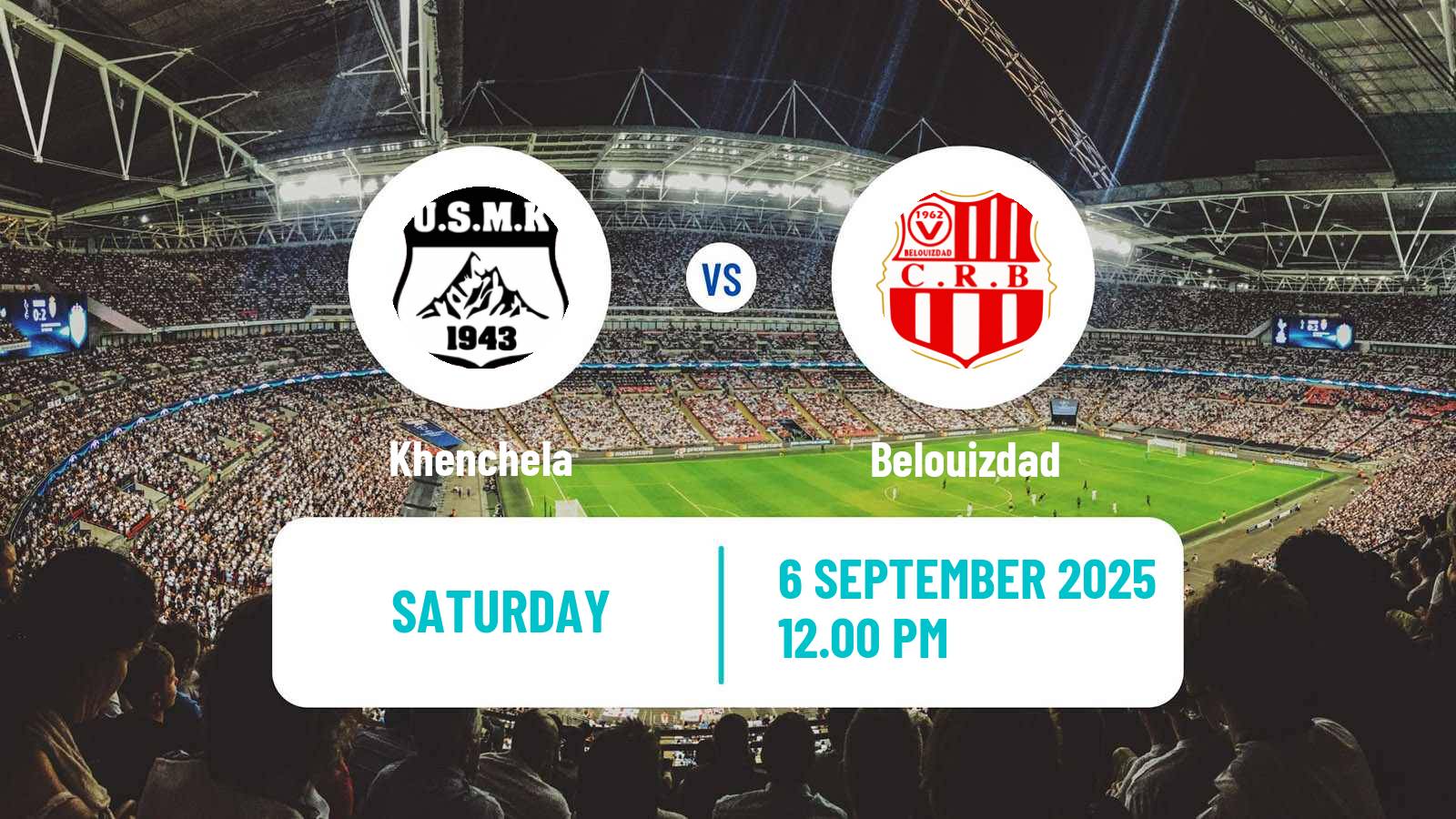 Football Algerian Ligue 1 Khenchela - Belouizdad