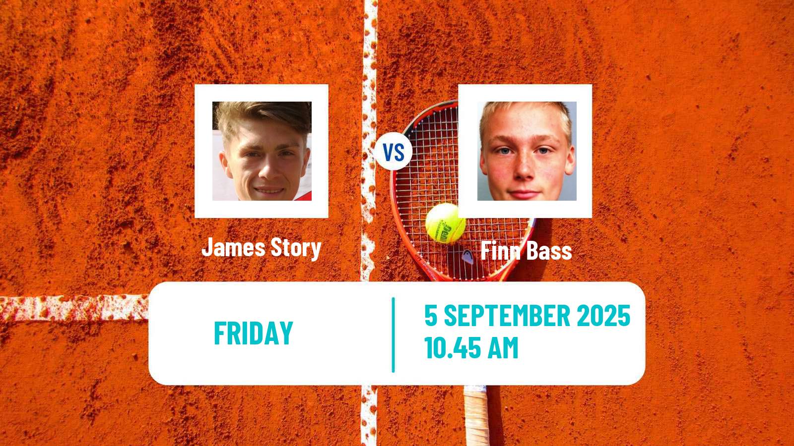 Tennis ITF M25 H Bagneres De Bigorre Men James Story - Finn Bass