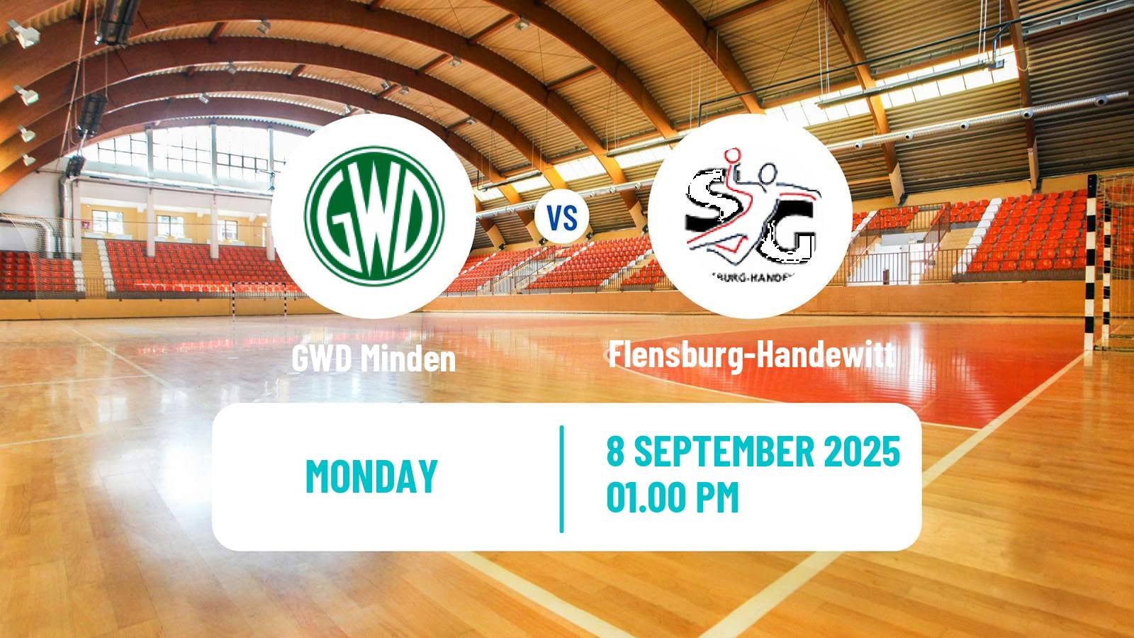 Handball German Bundesliga Handball GWD Minden - Flensburg-Handewitt
