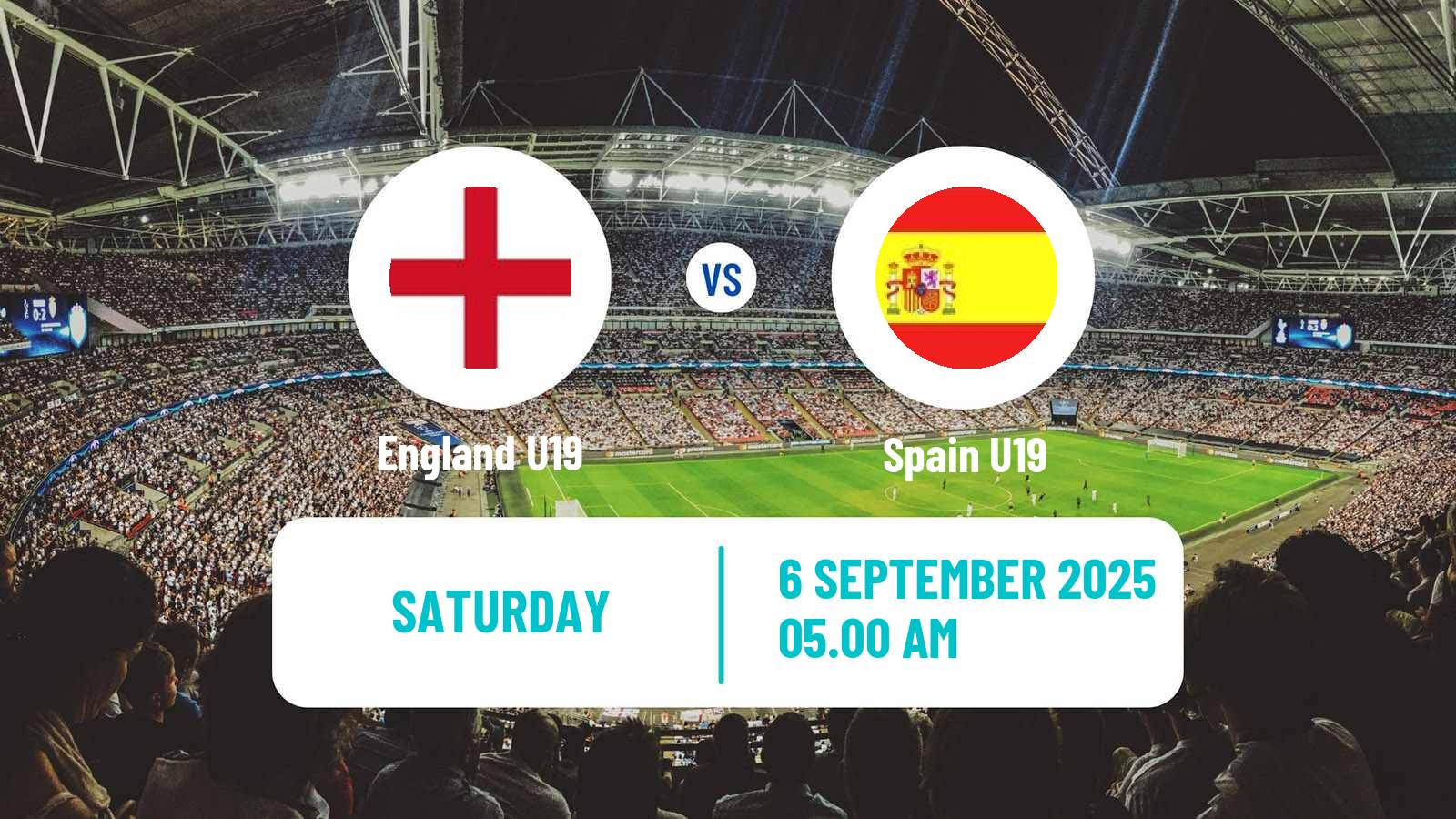Football Friendly England U19 - Spain U19