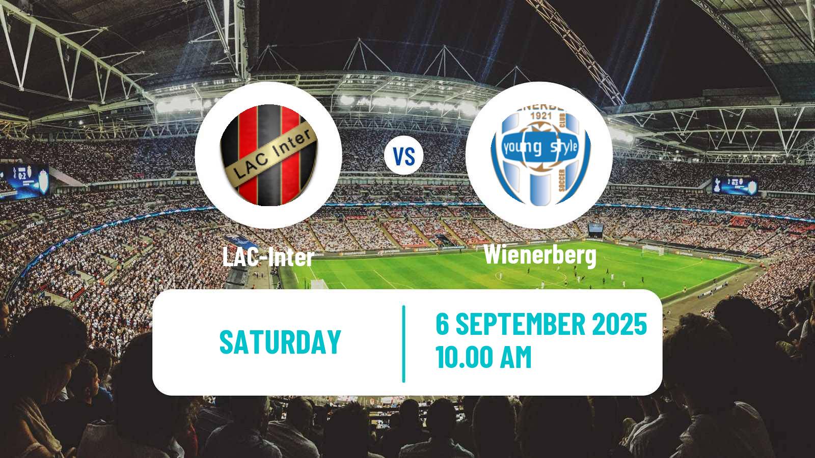 Football Austrian Landesliga Wien LAC-Inter - Wienerberg