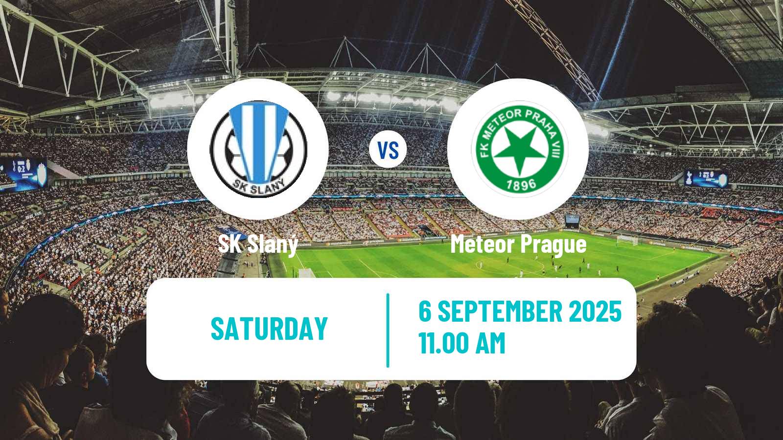 Football Czech Division B Slaný - Meteor Prague