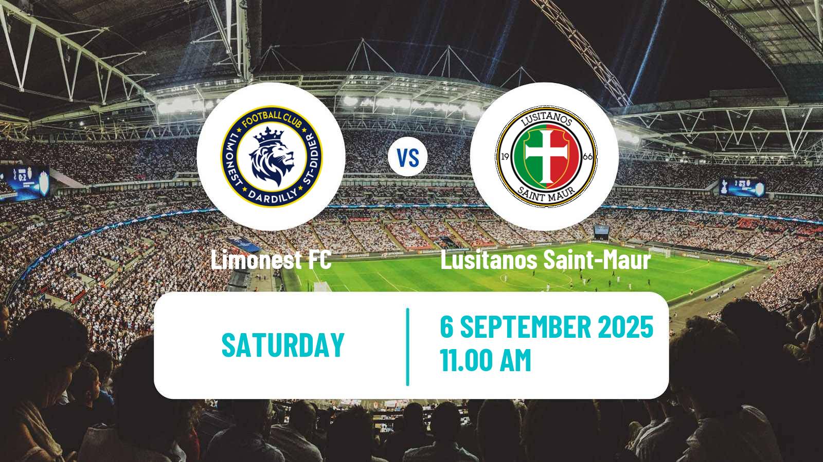Football French National 2 - Group C Limonest - Lusitanos Saint-Maur