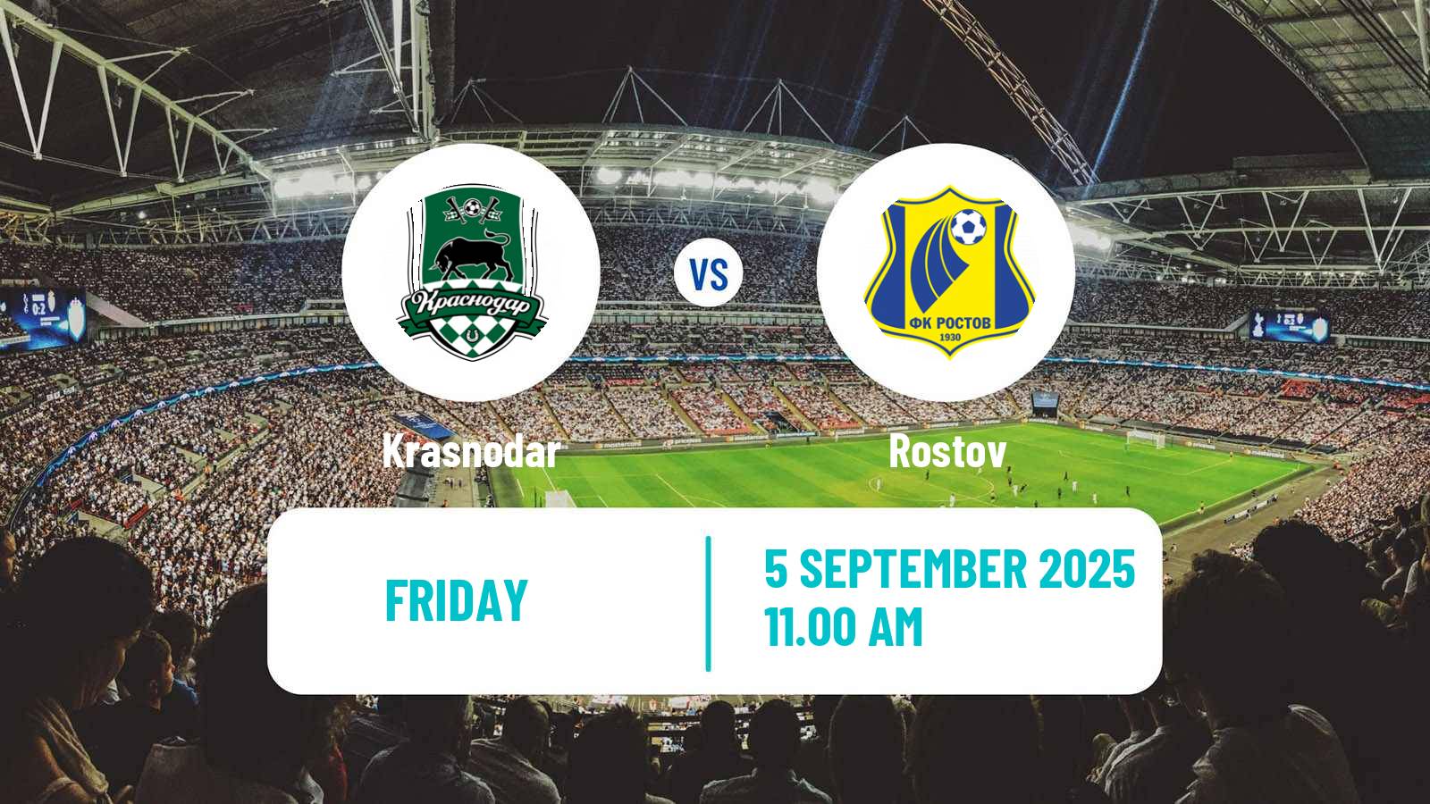 Football Russian Supreme Division Women Krasnodar - Rostov