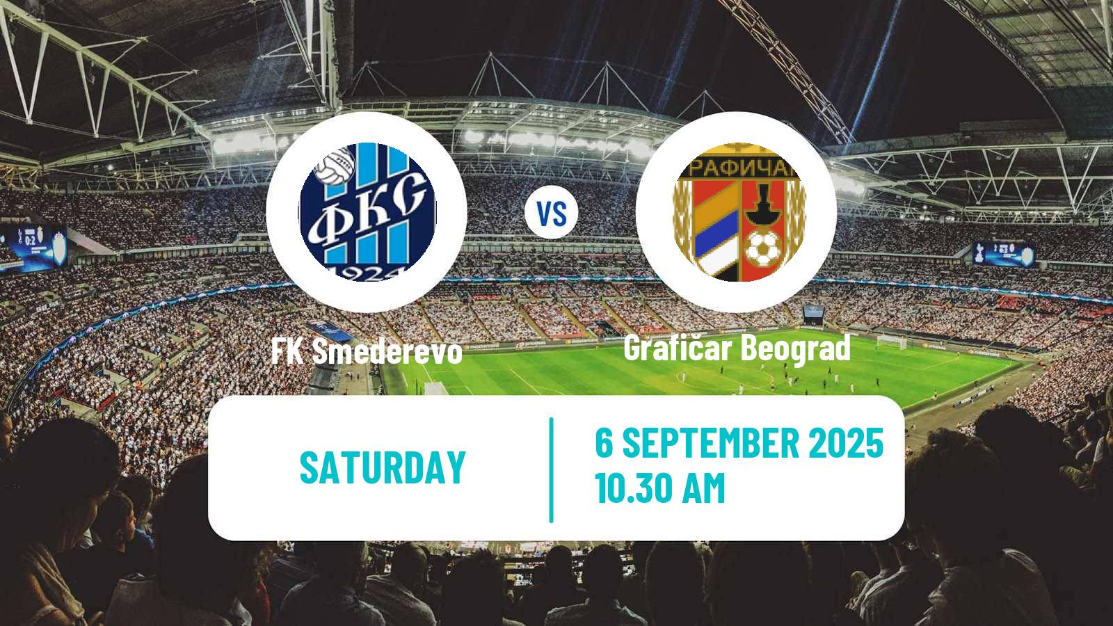 Football Serbian Prva Liga Smederevo - Grafičar Beograd