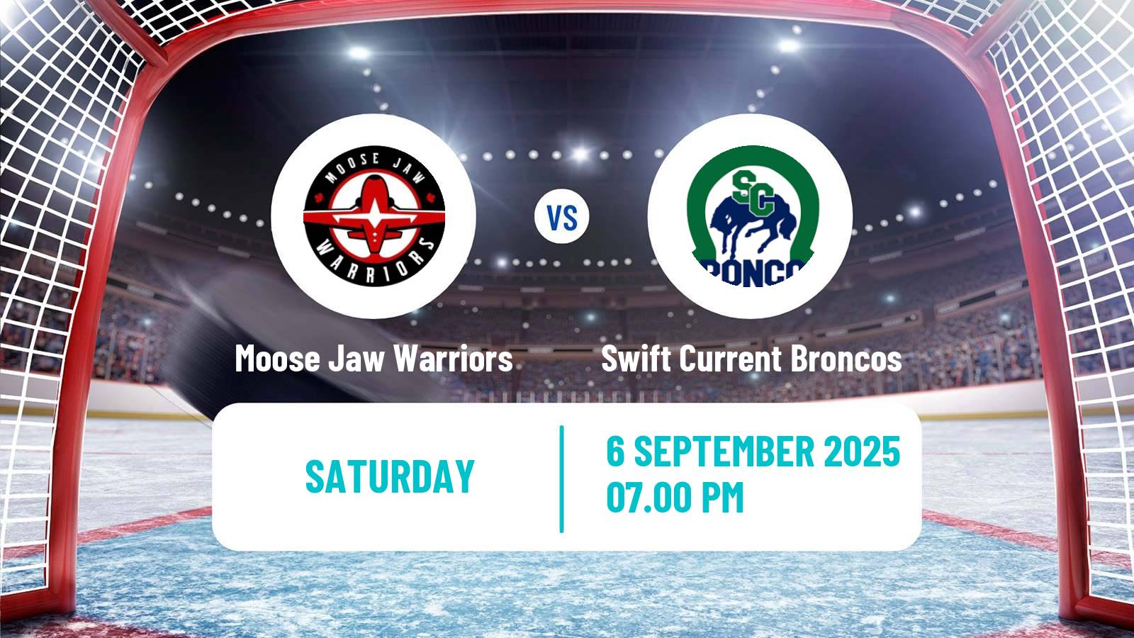 Hockey WHL Moose Jaw Warriors - Swift Current Broncos