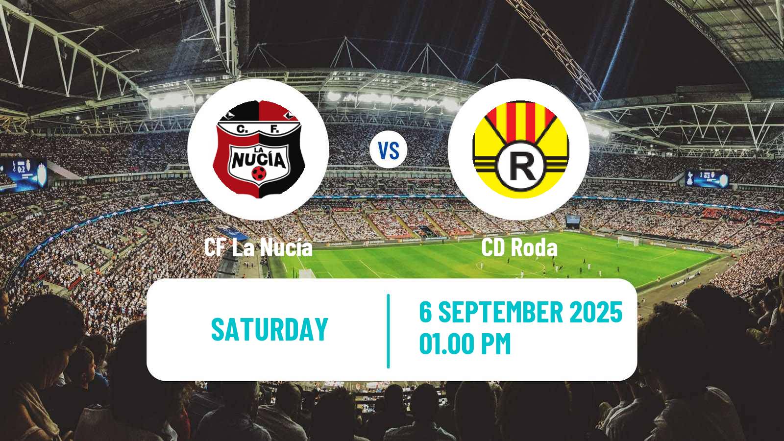 Football Spanish Tercera RFEF - Group 6 La Nucía - Roda