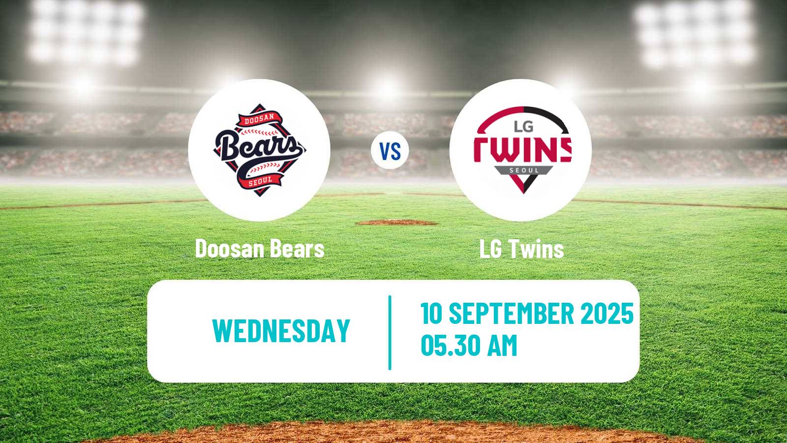 Baseball KBO Doosan Bears - LG Twins