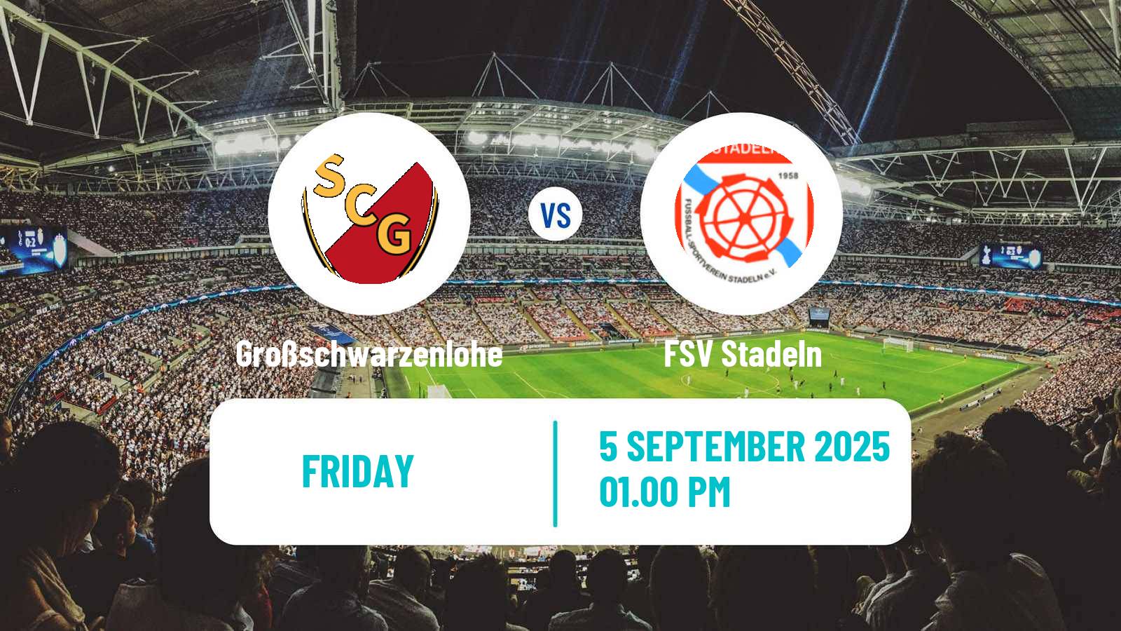 Football German Oberliga Bayern Nord Großschwarzenlohe - Stadeln