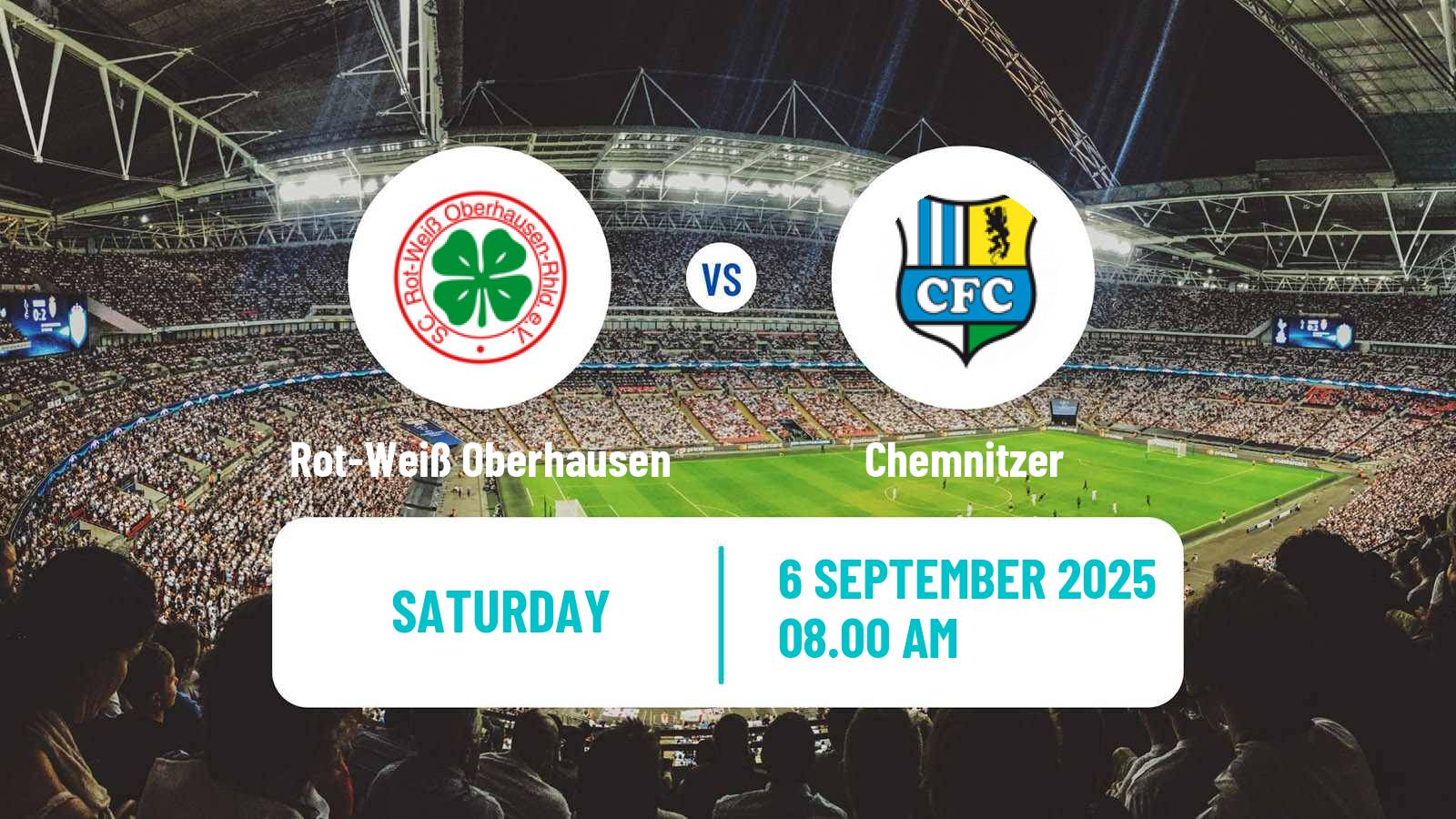 Football Club Friendly Rot-Weiß Oberhausen - Chemnitzer