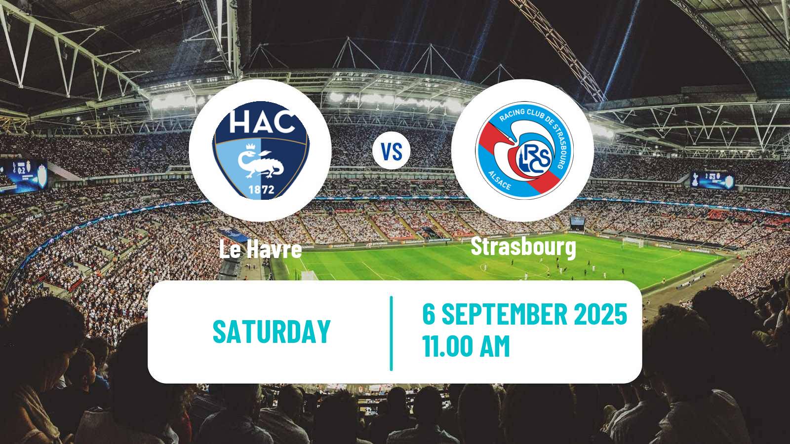 Football French Division 1 Women Le Havre - Strasbourg