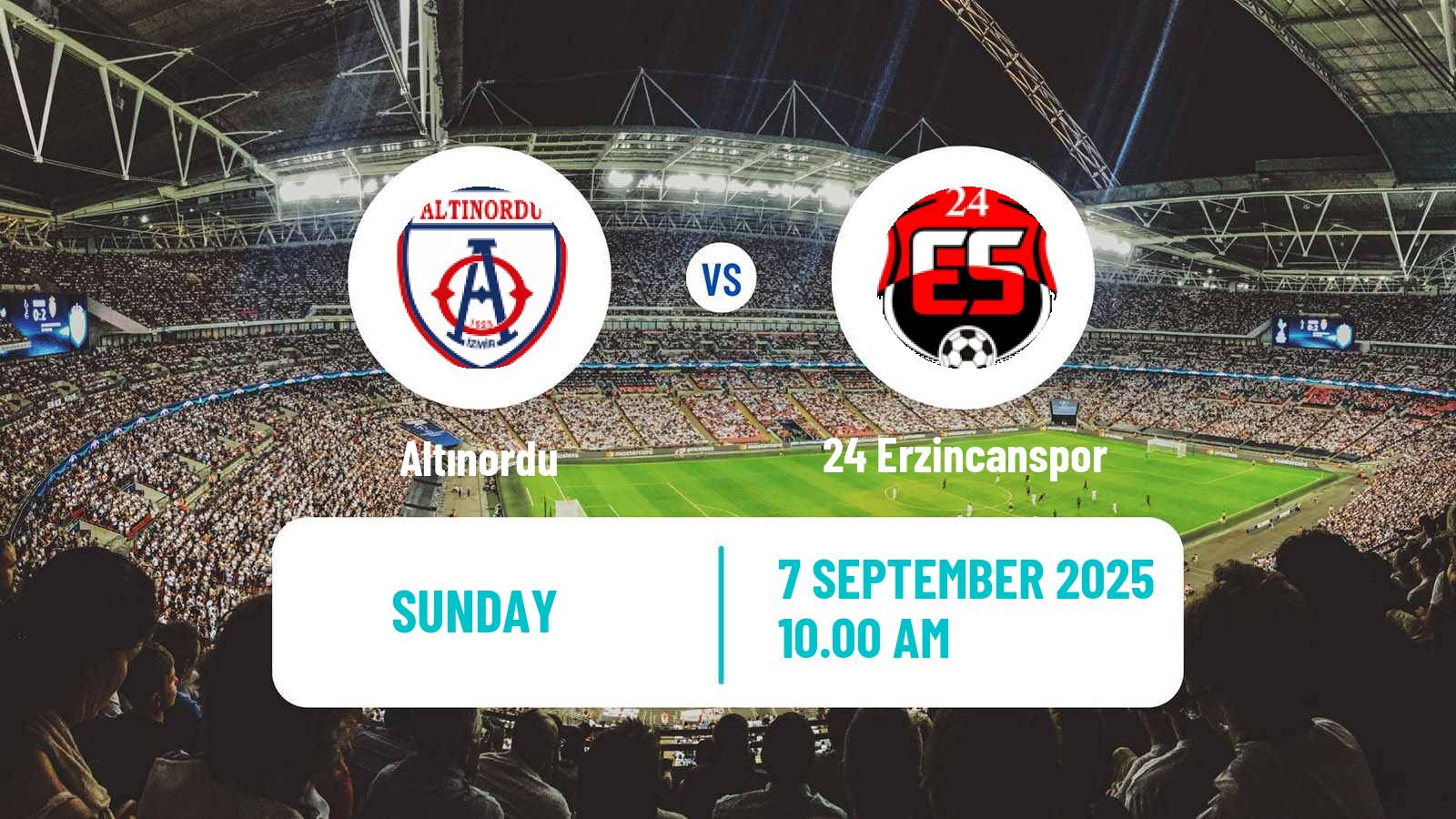 Football Turkish Second League White Group Altınordu - 24 Erzincanspor