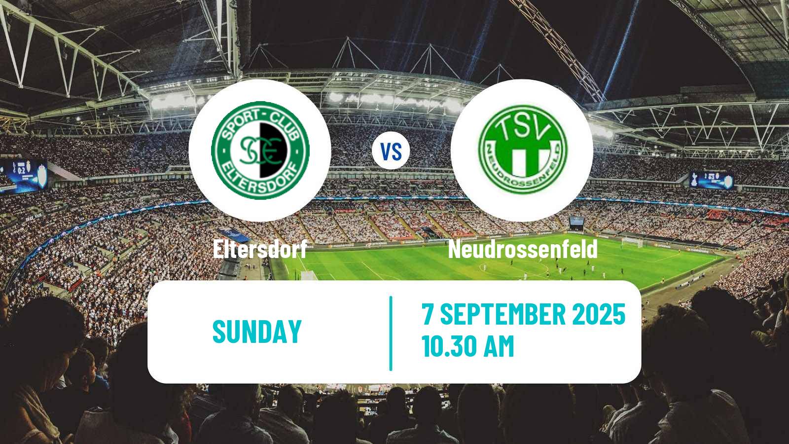 Football German Oberliga Bayern Nord Eltersdorf - Neudrossenfeld