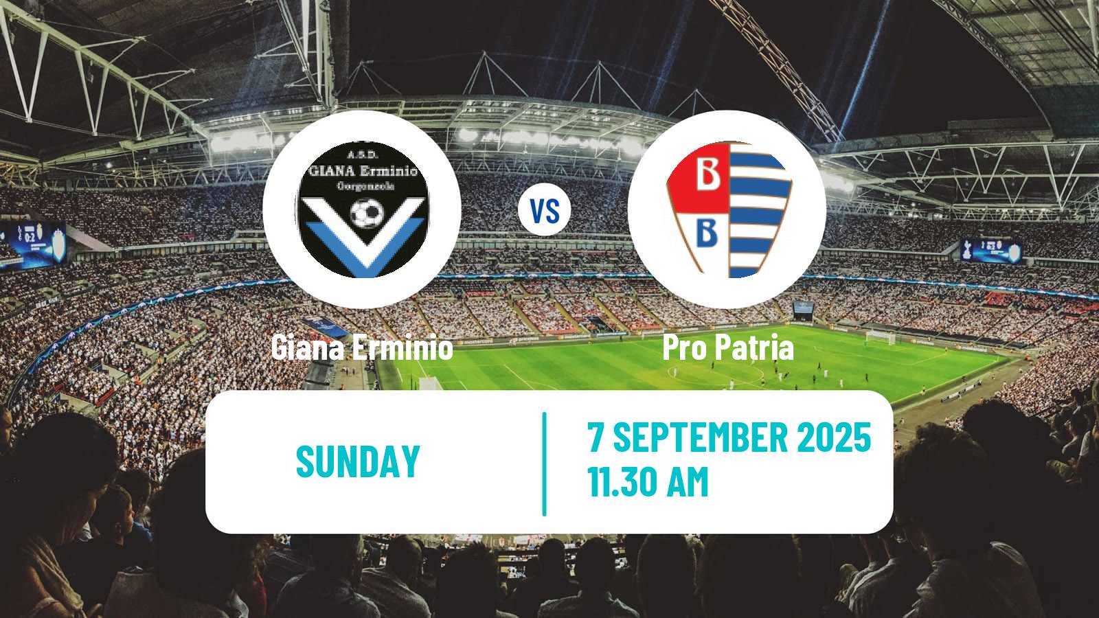 Football Italian Serie C Group A Giana Erminio - Pro Patria