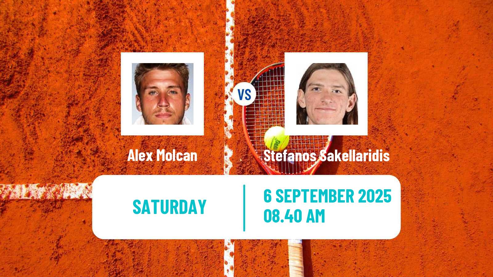 Tennis Istanbul Challenger Men Alex Molcan - Stefanos Sakellaridis