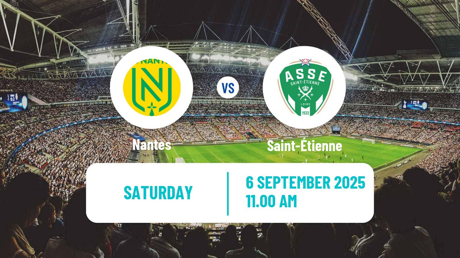 Football French Division 1 Women Nantes - Saint-Étienne