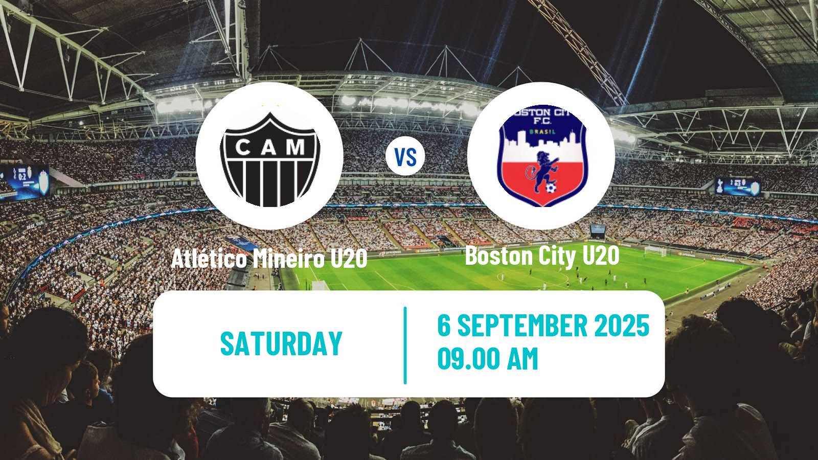 Football Brazilian Mineiro U20 Atlético Mineiro U20 - Boston City U20