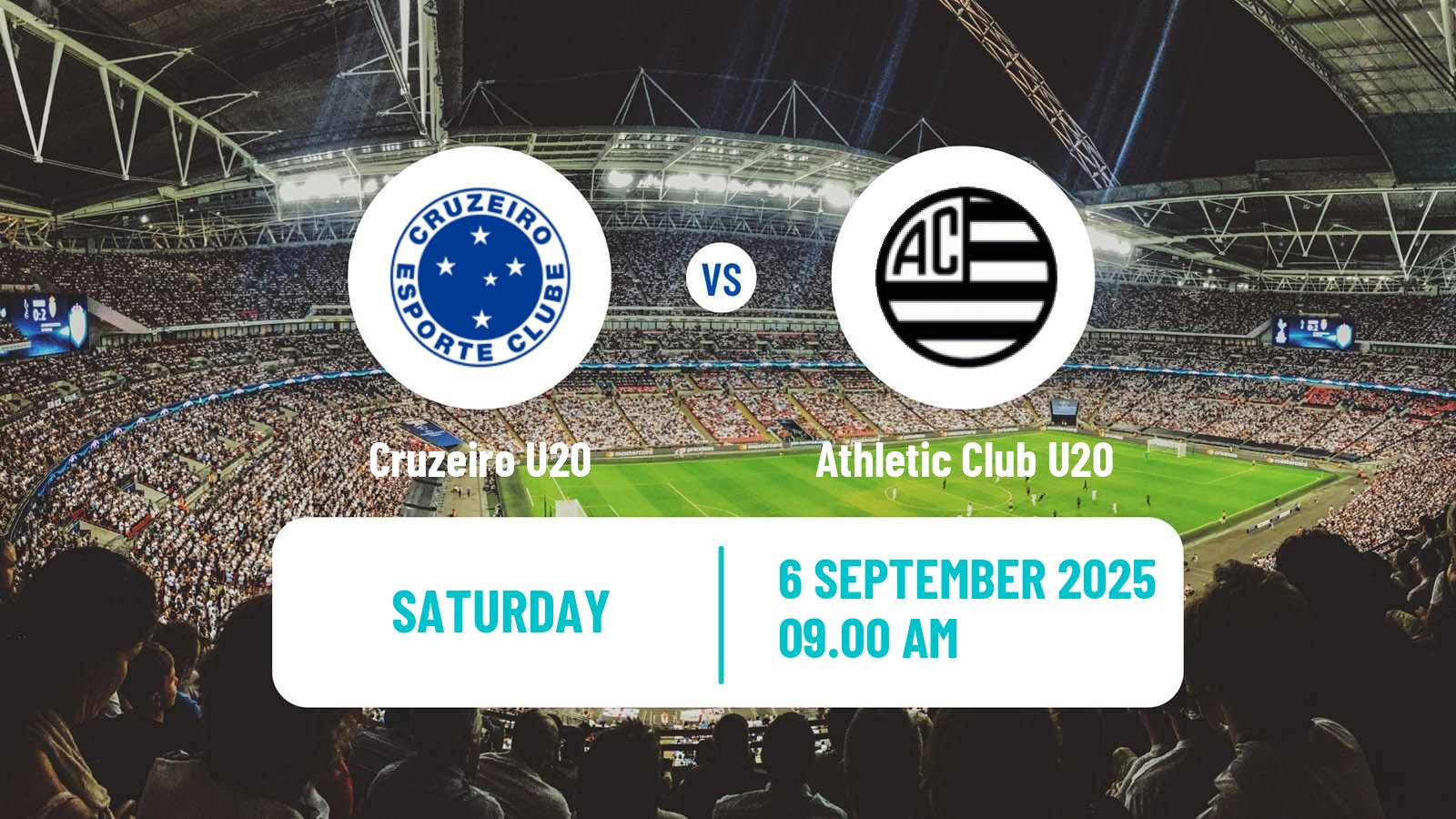 Football Brazilian Mineiro U20 Cruzeiro U20 - Athletic Club U20