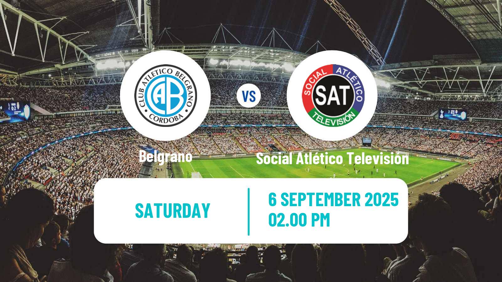 Football Argentinian Primera A Women Belgrano - Social Atlético Televisión