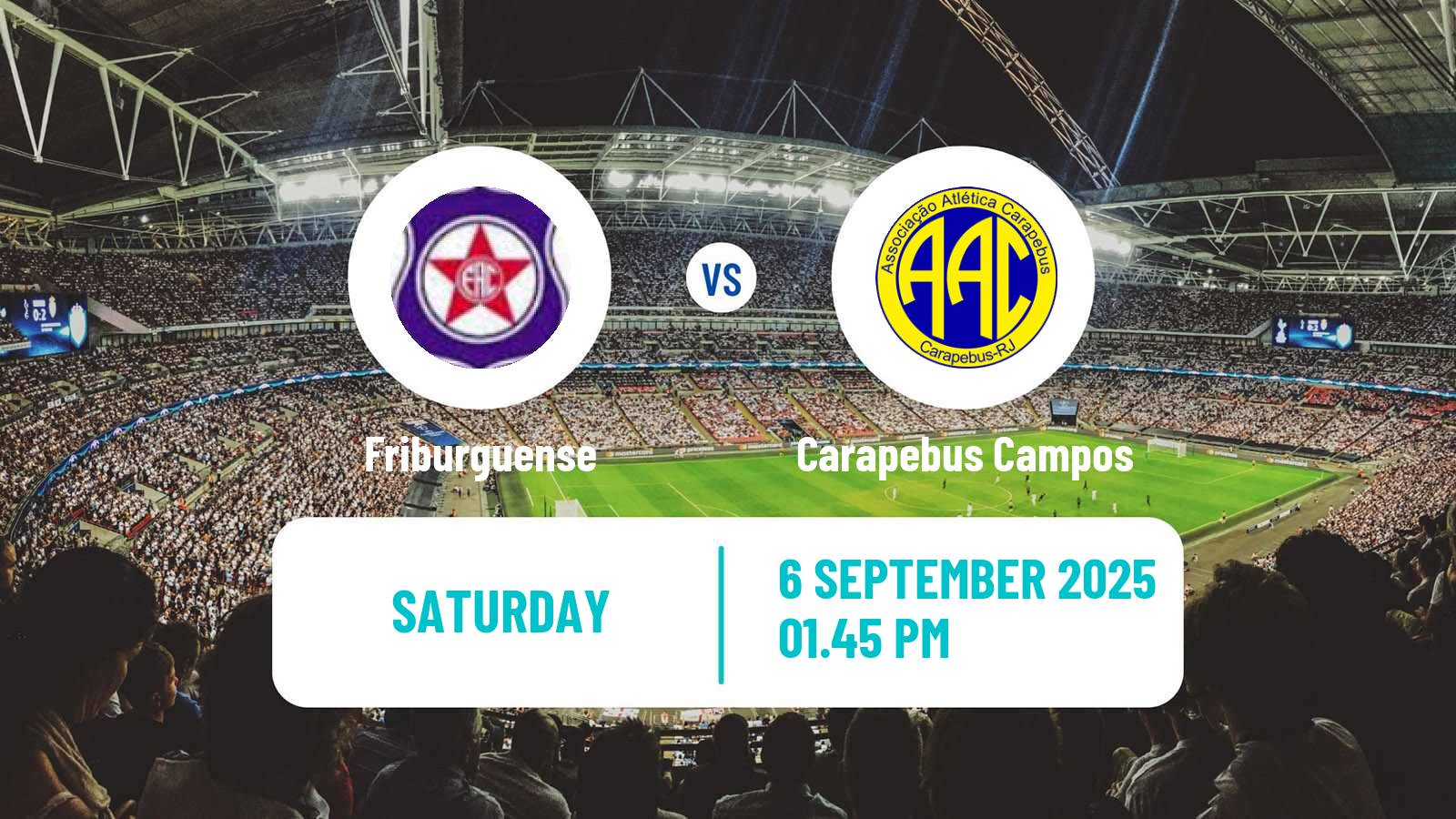 Football Brazilian Carioca B1 Friburguense - Carapebus Campos