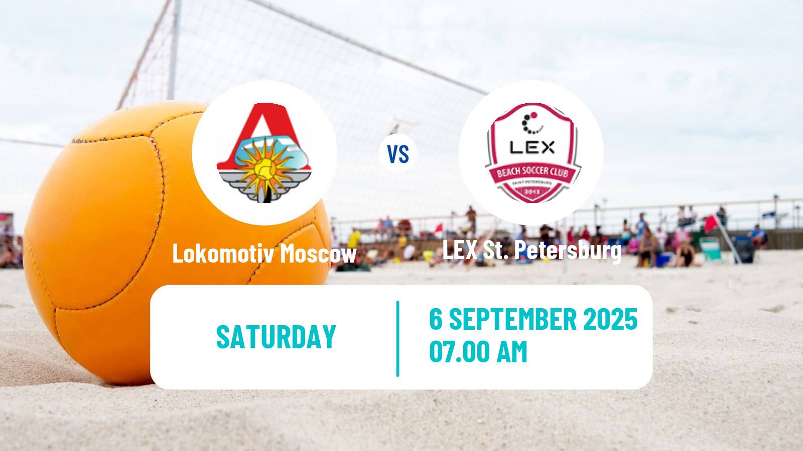Beach soccer Superliga Lokomotiv Moscow - LEX St. Petersburg