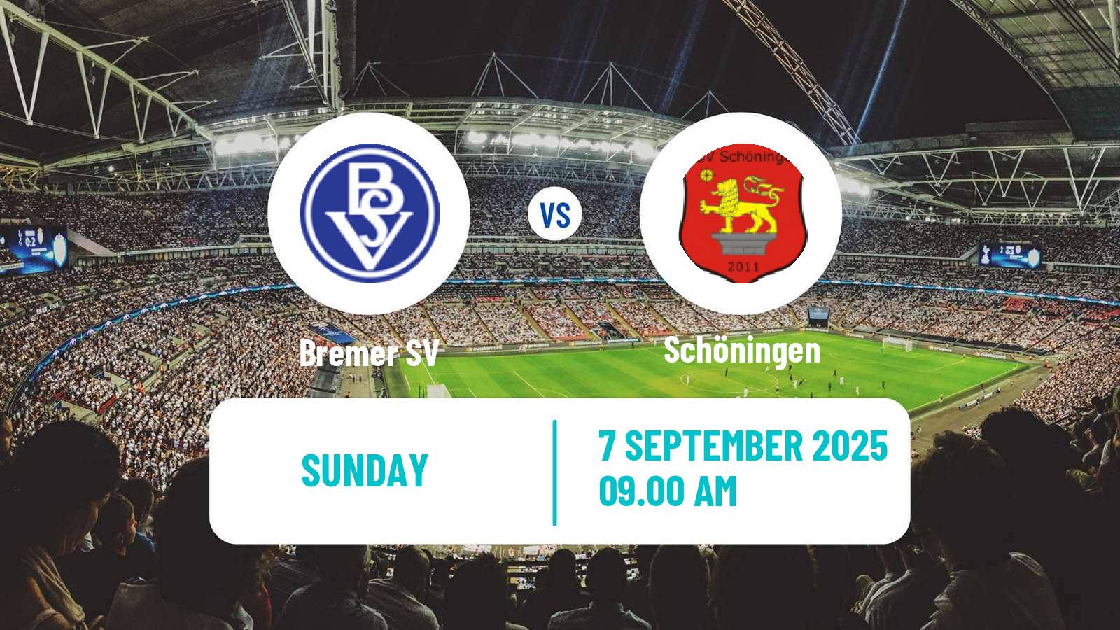 Football German Regionalliga North Bremer SV - Schöningen