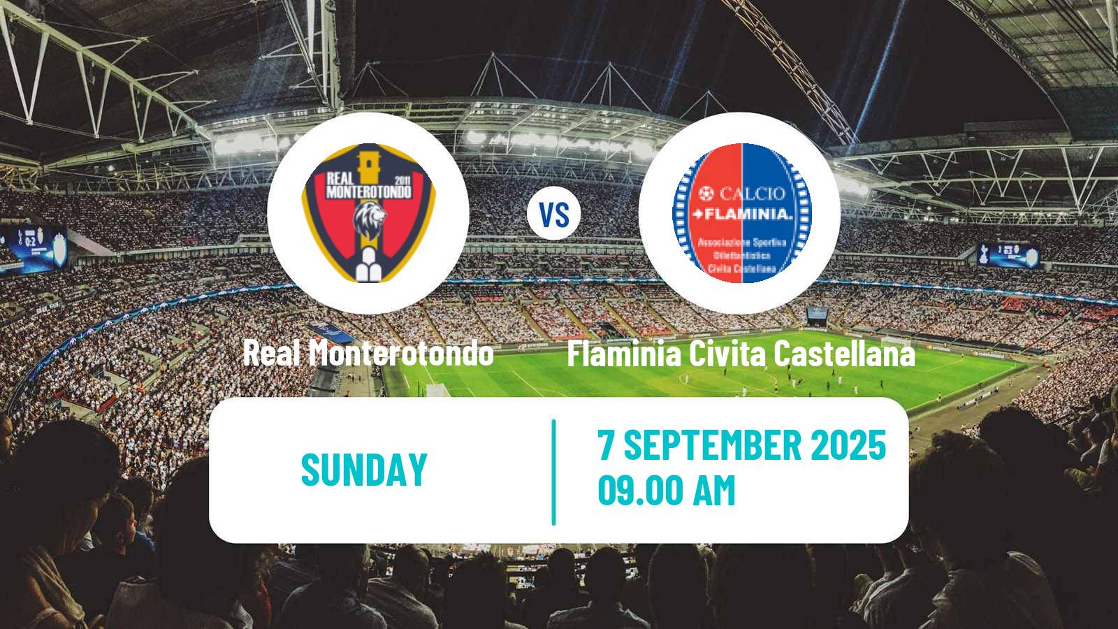 Football Italian Serie D - Group G Real Monterotondo - Flaminia Civita Castellana