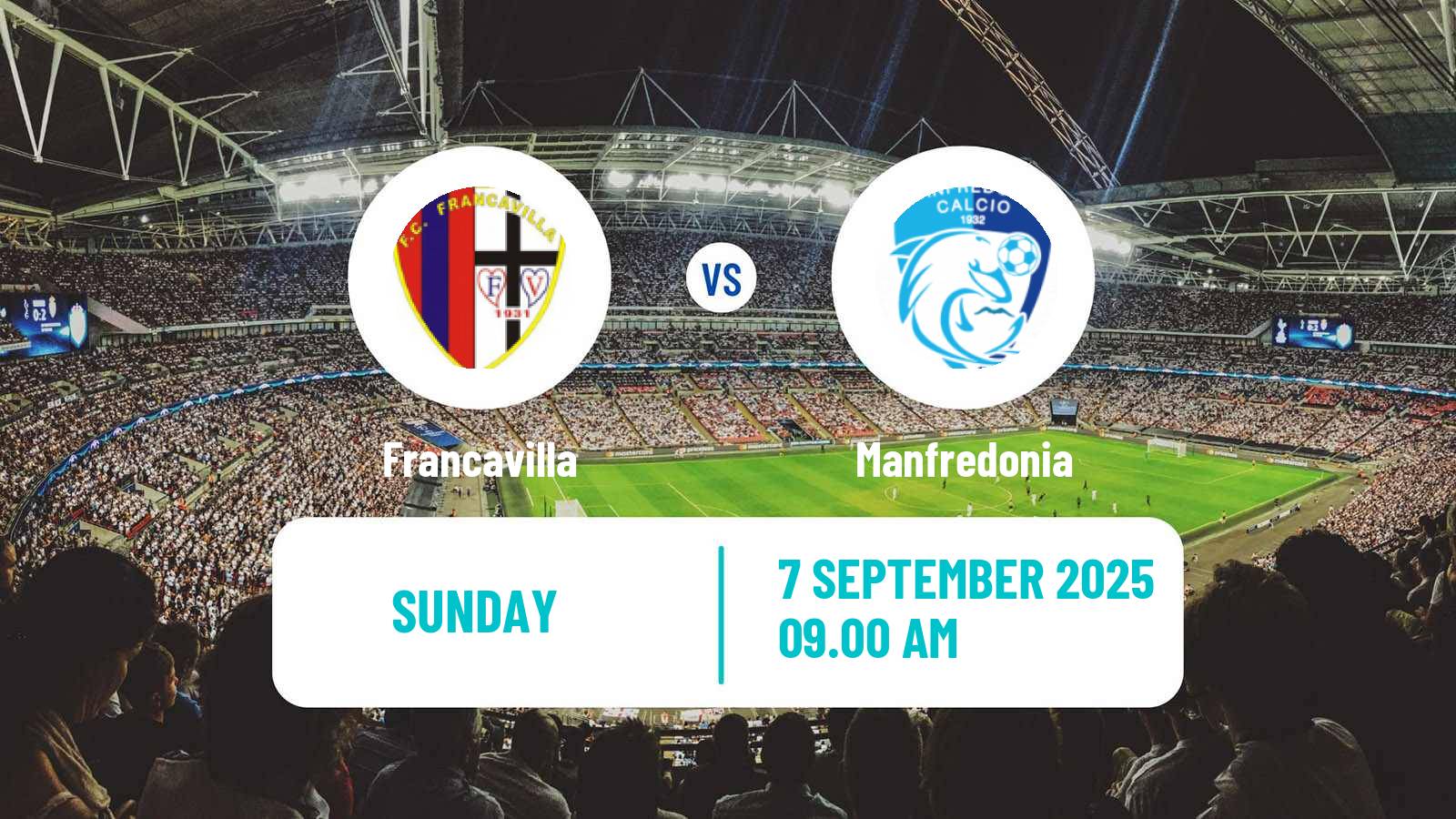 Football Italian Serie D - Group H Francavilla - Manfredonia