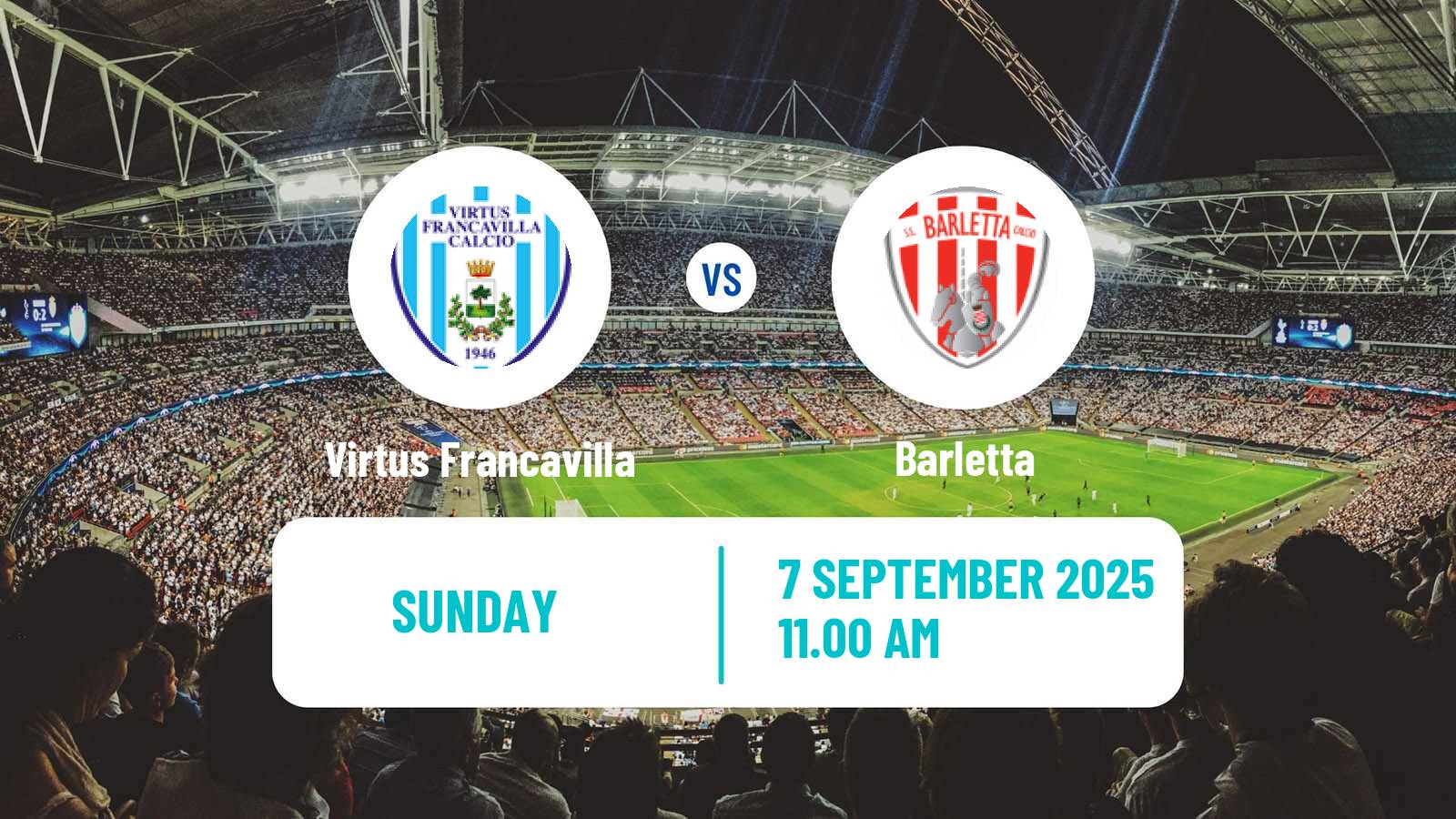 Football Italian Serie D - Group H Virtus Francavilla - Barletta