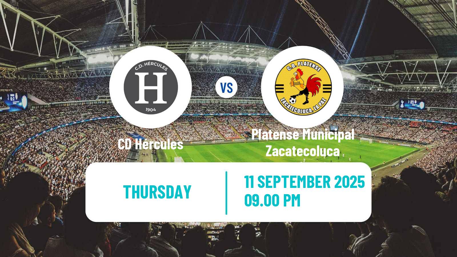 Football El Salvador Primera Division Hércules - Platense Municipal Zacatecoluca