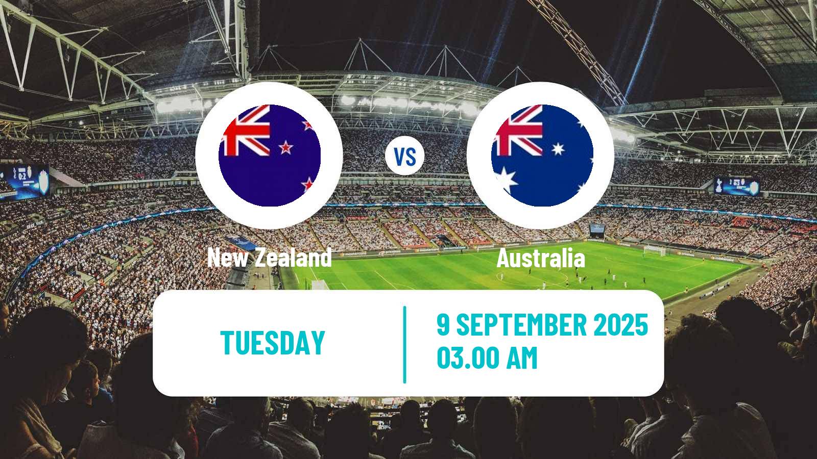 Football Friendly New Zealand - Australia