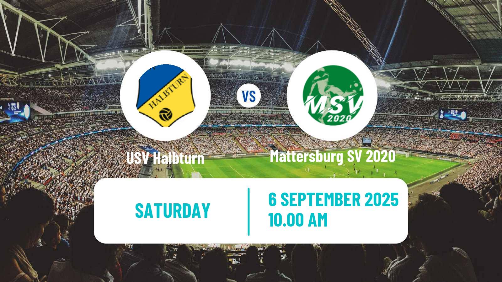 Football Austrian Landesliga Burgenland Halbturn - Mattersburg SV 2020