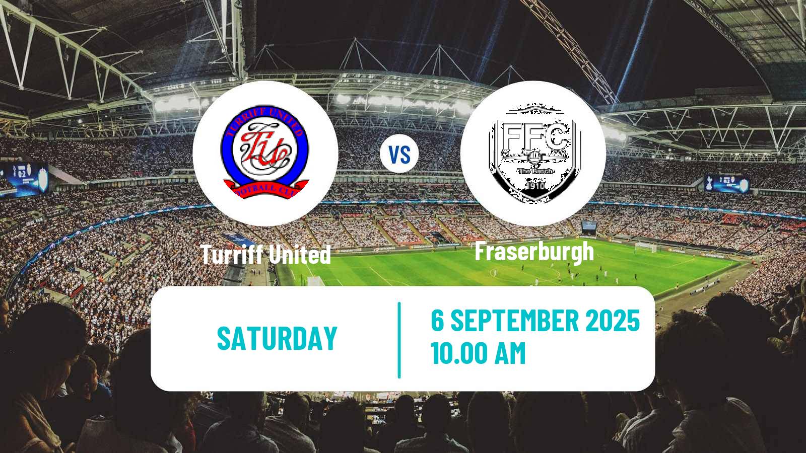 Football Scottish Highland League Turriff United - Fraserburgh