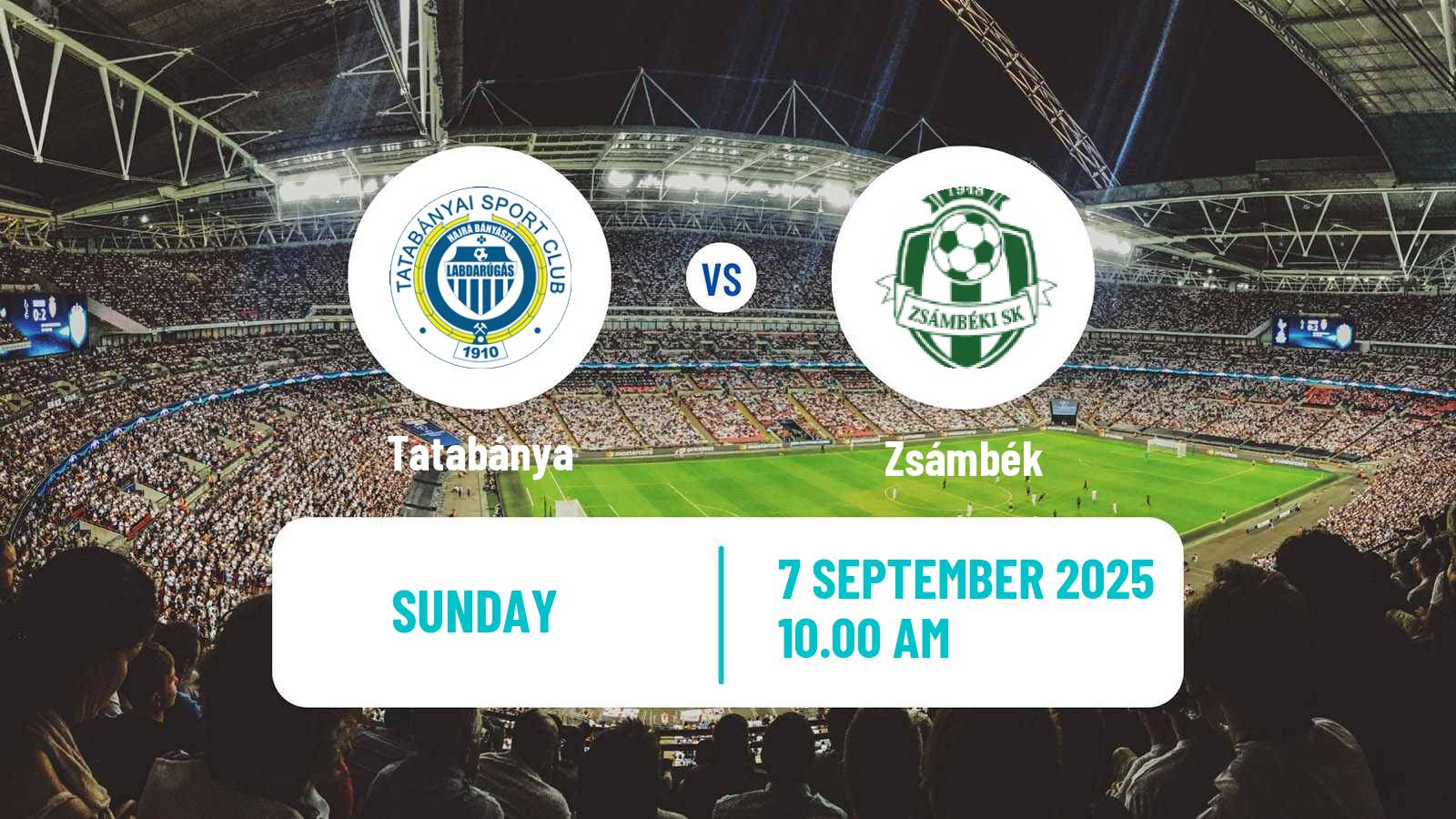 Football Hungarian NB III Northwest Tatabánya - Zsámbék